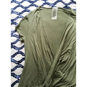 SOLD: Free People Draped Front T-Shirt